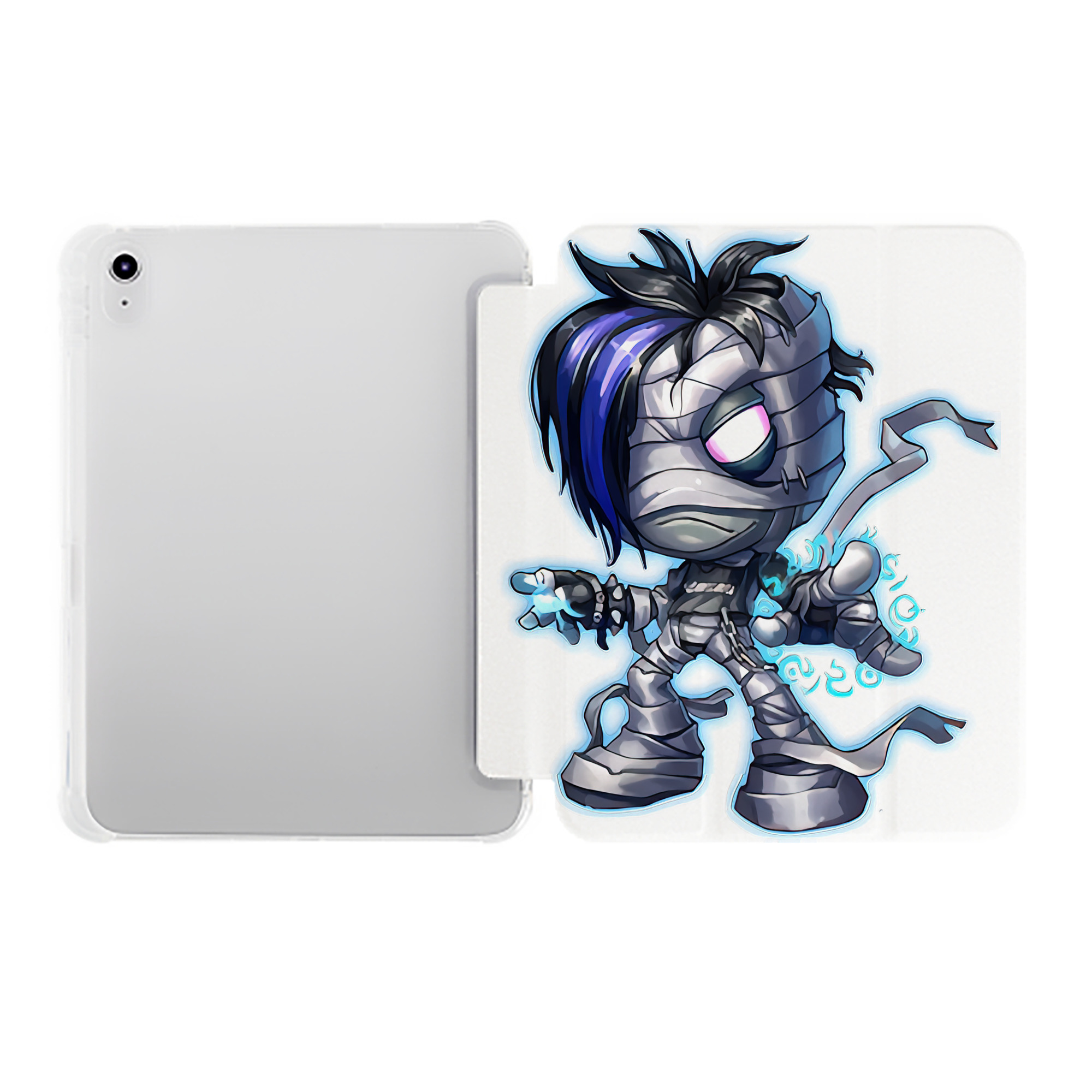 （画像用） リーグ・オブ・レジェンド League of Legends LOL IPad ケース ペン収納付き 三つ折りスタンド PUレザー×シリコン 対応機種9.5/10.5/10.9インチ